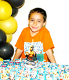 14042010 Luis Ricardo Cepeda Gutiérrez lució muy contento en su fiesta de siete años de edad.
