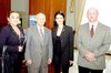 18042010 Bienvenido. El embajador de Palestina en México, Said Hamad, acompañado de Karina Ortiz, Carine Alid y Ángel de la Campa.