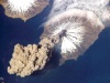 Erupción del volcán Cleveland en Alaska.