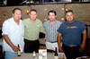 28042010 Ángel Jiménez, César Lugo, Omar Ayala y Manuel Barrón en reciente convivencia.