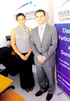 Omar Segura y Vanessa Valdés.