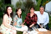 16052010 Homenajeadas. Elvira Fermán, Liliana Sapiens, Silvia de la Fuente y Nora Ruth León.