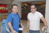 07062010 Ciudad de México. Gustavo Estrada y Rolando Díaz viajaron en plan de trabajo.