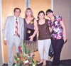 10062010 Ana María Valdés de Ochoa junto a su esposo Jesús Ochoa Cebrian y sus hijas Martha y Malu Ochoa Valdés.