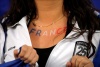 Aficionadas francesas animan a su selección en la grada antes del inicio del partido del grupo A del Mundial de Futbol Sudáfrica 2010.
