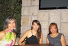 17062010 Claudia González, Kenia Herrera y Eréndira Leal, en su restaurante predilecto.