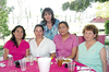 26062010 Magdalena de Madrid, Laura de Orona, Hilda de Flores, Evangelina Mota y Elia de Guerra.