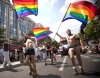 Algunos miembros maduros asistieron la 32 Marcha del Orgullo LGBTTTTI.