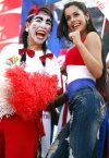Esta bella belga decidió apoyar a México en su encuentro con el campeón del mundo.