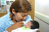 03072010 Marcela Mesta Triana junto a su hermoso bebé Ángel Eduardo Sánchez Mesta.