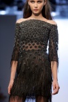 Modelos de Christophe Josse durante la Semana de la Moda de Alta Costura en Paris, Francia.