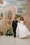 En la Iglesia en Reynosa de la boda de Mareli y Erik. Fotografía enviada por José Alfonso.