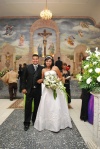 En la Iglesia en Reynosa de la boda de Mareli y Erik. Fotografía enviada por José Alfonso.