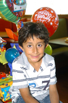 08072010 Marco Antonio Contreras Morgan celebró con alegre piñata sus nueve años de vida.