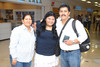10072010 Las Vegas. Michelle, Rosario Espinoza y Ramiro Chávez.