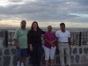 Elvira Ilda, Jose y Jaime, vista del Cristo de Torreón Julio 2006. Fotografía enviada por Hugo.