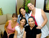 16072010 Rosy Flores, Paola Luna, Marina de la Parra, Norma Bretado, Vanesa Núñez y Susy Anaya, en reciente festejo.