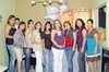 15082010 Pamela, Sandra, Berenice, Adriana, Triana, Jéssica y Jenn en la fiesta de canastilla en honor de Brenda Cuéllar.