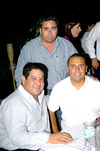 Dzahui Campos, Pedro Pulgaín y Alberto Magabán.
