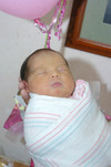 04092010 María José Sujo Cañez nació el primero de agosto.