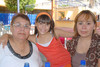 04092010 Maricruz Domínguez de Campos, Elba Briceño de Domínguez y Diana Laura Campos.