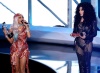 Al decir el nombre de Gaga, ésta subió, con lágrimas en los ojos, al escenario.