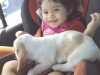 Alejandro González y su prima Nayeli Cuellar en una navidad (dic2008).