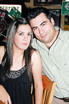 23092010  Sayra Galindo y Alex Rodríguez .