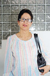 26092010 Lina García, en reciente subasta de arte.