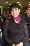 01102010 Modelo. Marisol González participó como modelo en la aplicación de un maquillaje perfecto.