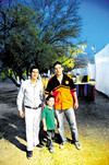 Pily, Roberto y Samantha.