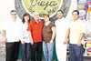 05112010  Juan Antonio González del Río en su cumpleaños, acompañado por sus hijos: Nelda, Delio, Gladys, Víctor y Jorge.