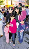 Omar Vallejo, Kenia Vallejo, Ulises Zertuche y Samir Vallejo.