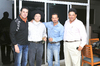 20112010 Javier,  Miguel, Poncho y Héctor pasaron gratos momentos en reciente reunión.