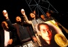 Los activistas celebran durante la transmisión en directo de la ceremonia de entrega del Nobel de la Paz al disidente chino Liu Xiaobo, en Hong Kong, China.