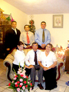 28122010 Jesús Gallegos de Ávila y Herminia Hernández de Gallegos acompañados de sus hijos Daniel, Carlos Alberto, Jesús y Sandra Cecilia, en su XL aniversario nupcial.