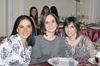 Paty de Ávalos, Brenda González y Bárbara García.