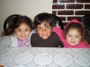 Pancho con sus primas Michi y Ashley, Febrero 14 del 2011.