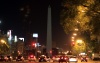 El Obelisco de la ciudad de Buenos Aires,  lució apagado durante la iniciativa 'La hora del planeta'.