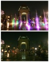 Los principales monumentos de México, a la par con cientos de sitios más emblemáticos del mundo, apagaron sus luces ayer durante la Hora del Planeta.