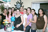 30032011 Torres de Vargas acompañada de un grupo de amistades que acudieron a su fiesta de regalos para bebé.