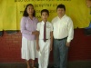Graduación de Verónica Mayela Berumen Pérez de la esc. Lic Benito Juarez y su madrina Angelica Salazar. Fotografía enviada por Claudia Pérez.