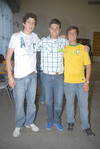 04042011  Romo, Gabriel Sánchez y Diego Cortéz.