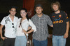 13042011 , Pepe, Yerry y Mariana, alumnos de la Ibero al momento de transmitir un programa de radio en vivo.