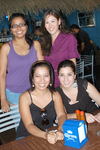 25042011  Escalante, Karina Parra y Ana de García fueron captadas al momento de disfrutar durante un acontecimiento social.