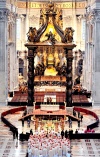 El ataúd sellado ocupará una capilla lateral en la basílica junto a la famosa escultura de la 'Piedad' de Miguel Angel.