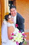 El día de su boda Mónica Luna Arellano y Francisco Aguilera Ledesma.

Estudio Morán 