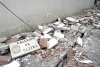El sismo ha desplomado dos grandes edificios en el centro de Lorca, España.