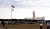 Unas 500,000 personas presenciaron el lanzamiento en el Centro espacial.