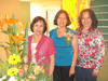 22052011  Meléndez Hernández acompañada de sus anfitrionas Benita Rayos Carrillo y Gloria Angélica Meza Rivera.